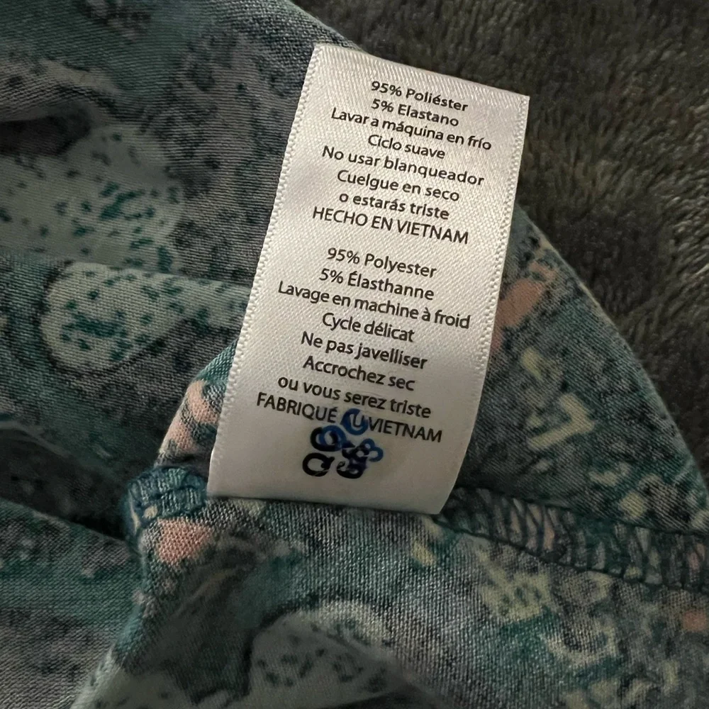 Lularoe Disney Minnie Mouse Green Carly Dress Size XXS - Picture 7 of 7